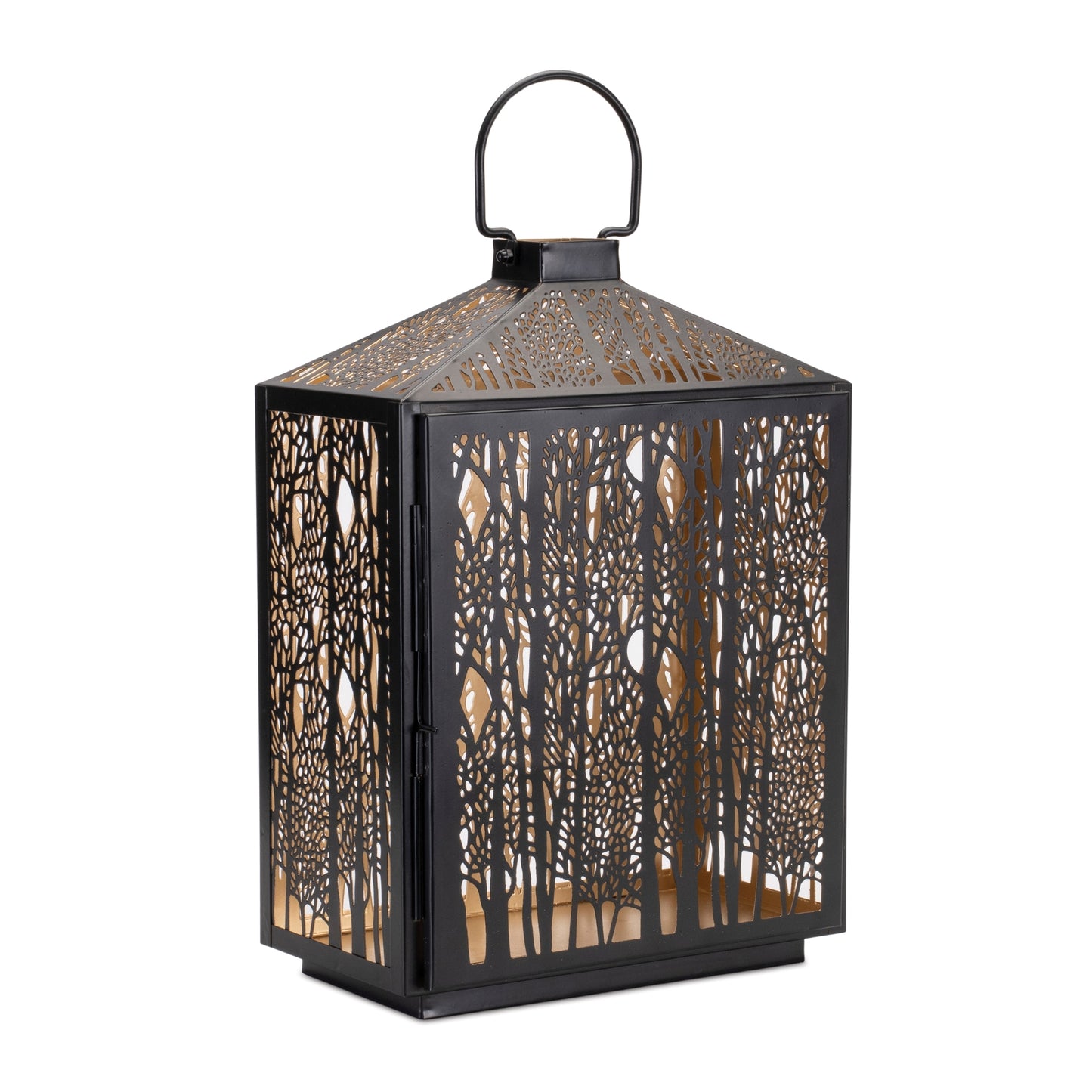 Lantern 11.5"L x 16"H Iron