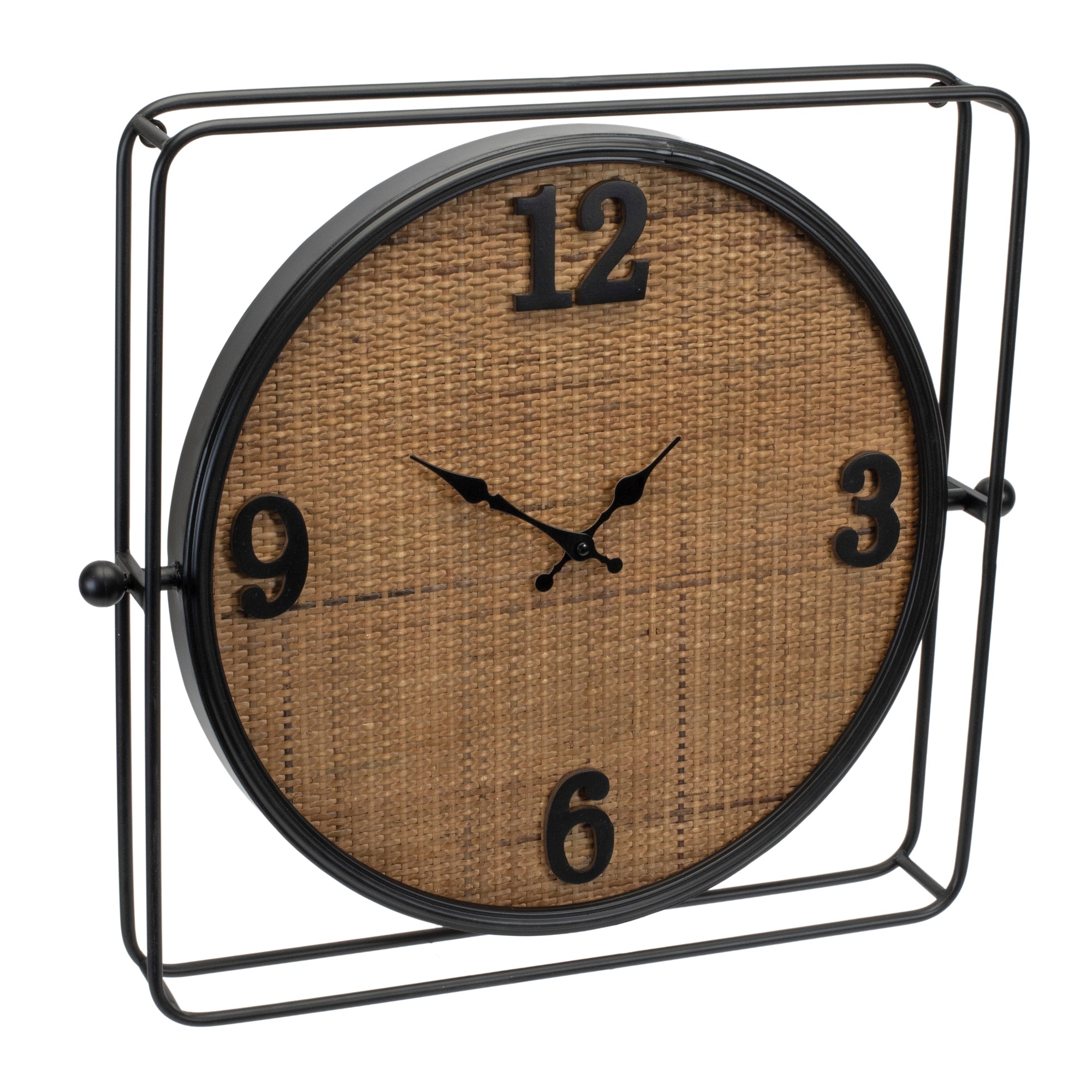 Rustic Square Wall Clock 19.5SQ