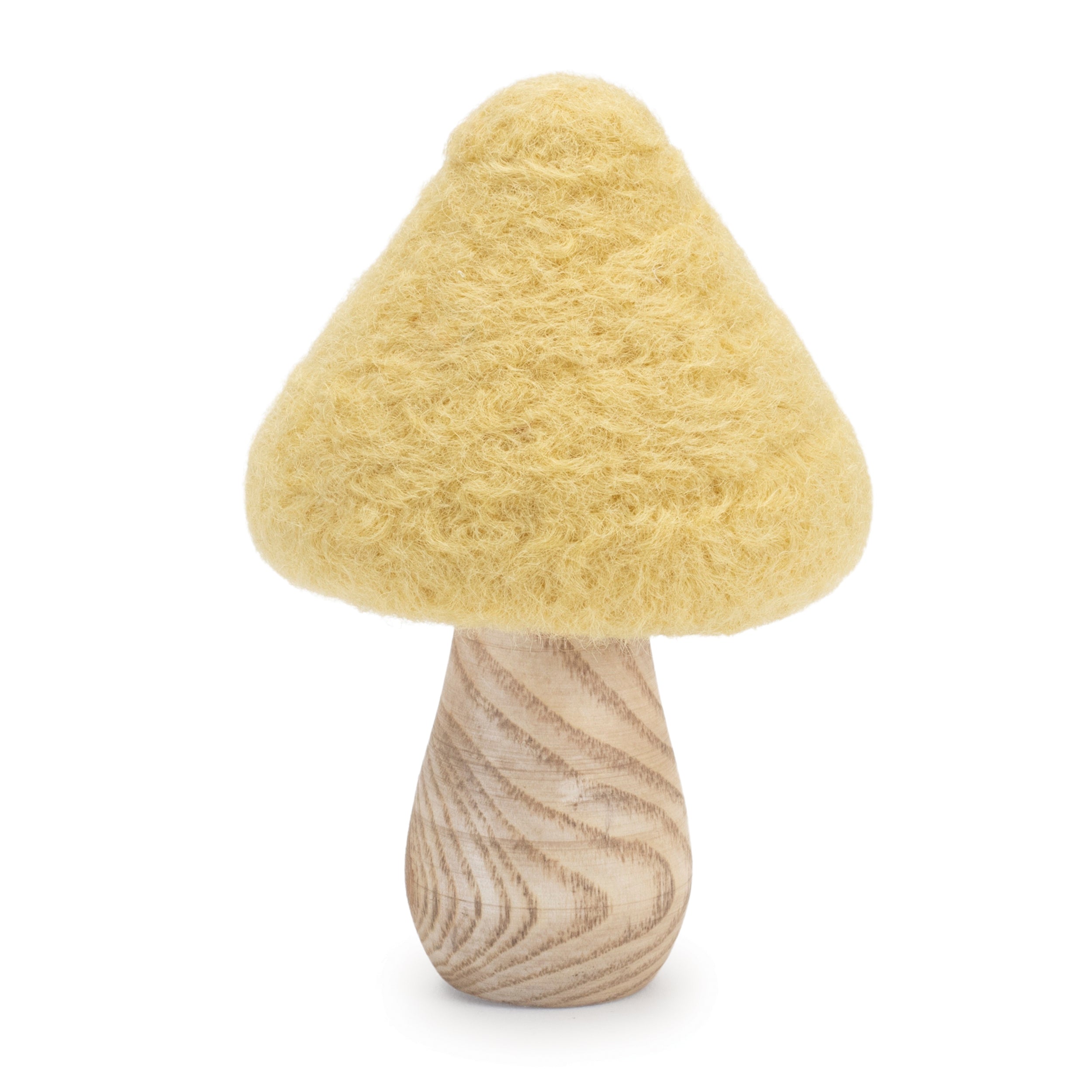 Felt Wood Mushroom Decor (Set of 24)