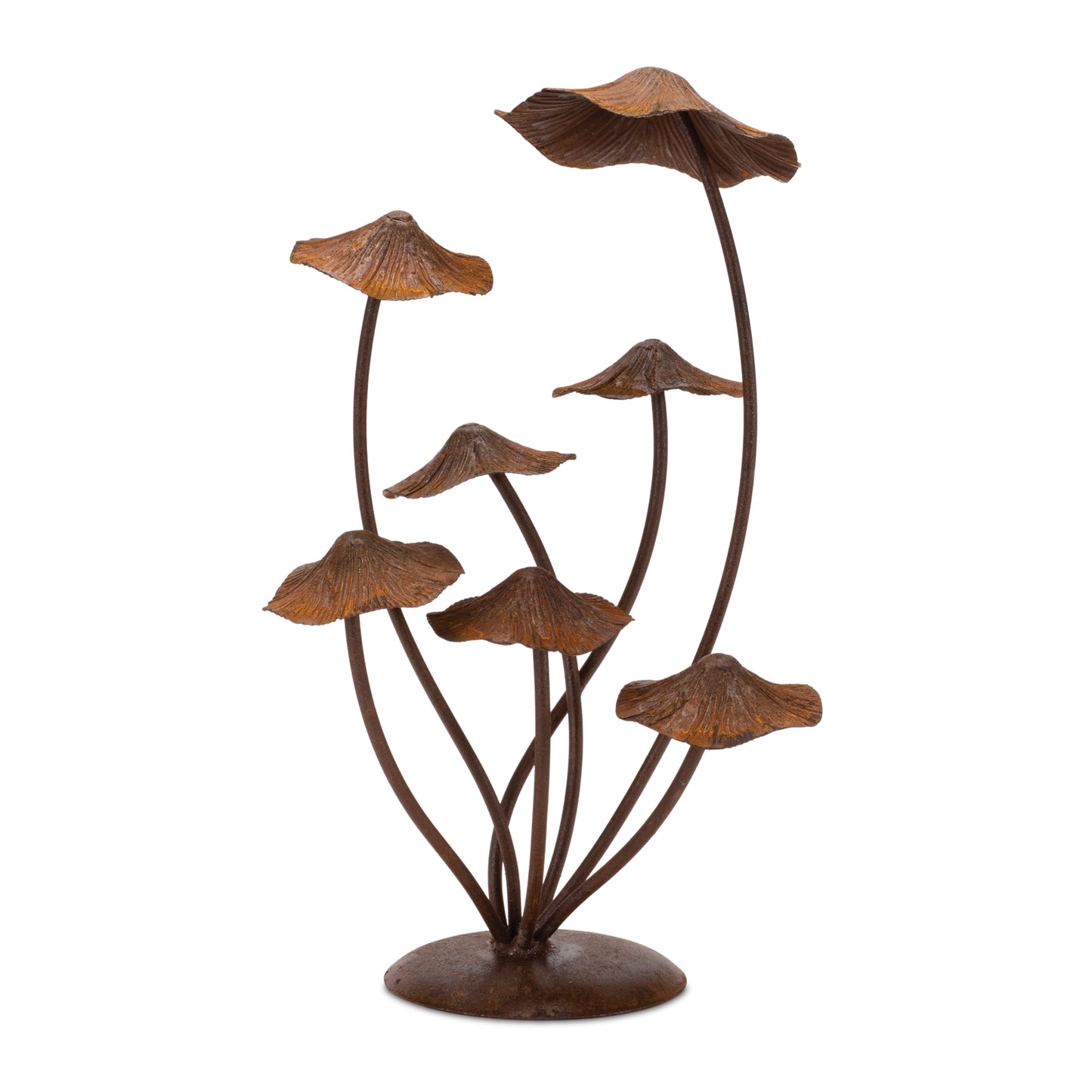 Mushroom Decor 17"H Iron