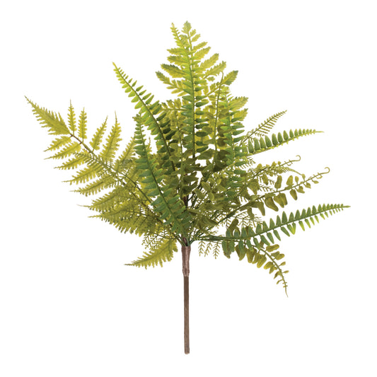 Mixed Fern Spray (Set of 6) 16.5"H Plastic