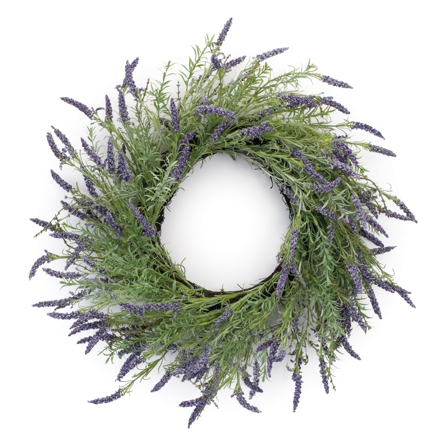 Lavender Wreath 24"D Plastic