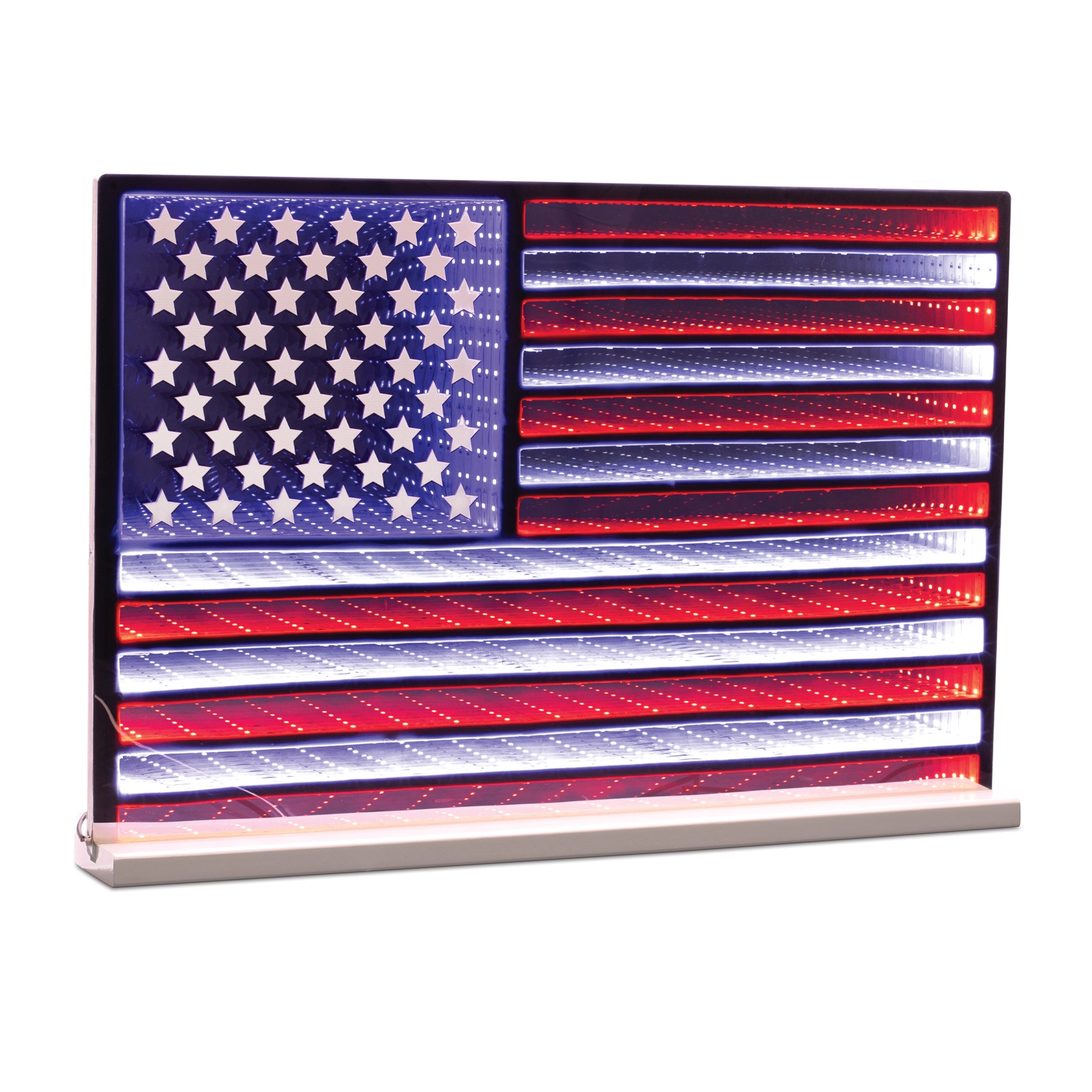 Flag Infinity Light Standing 23"L x 15.5"H UL Plug