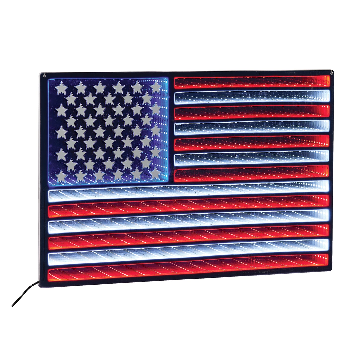 Flag Infinity Light Hanging 23"L x 15.5"H UL Plug