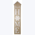 Wood Frosty Winter Wall Sign/Door Leaner