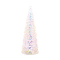 Iridescent LED Pine Tree 13.5"H