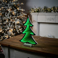 Green Pine Tree Ekkolight 11.75"H