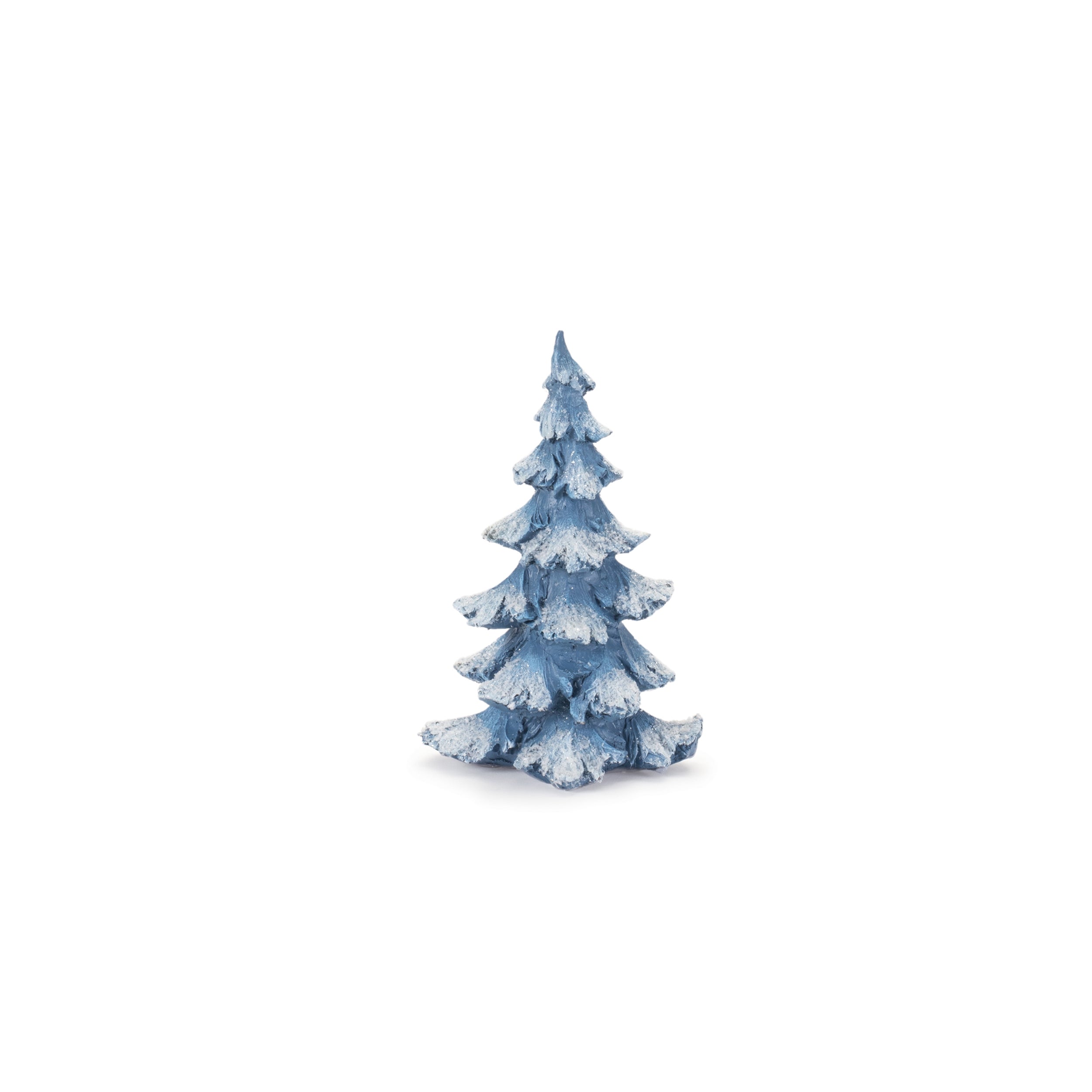 Flocked Pine Tree (Set of 4)