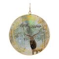 Deer Disc Ornament (Set of 6)