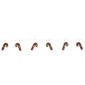 Candy Cane Ekkolight Garland 68"L