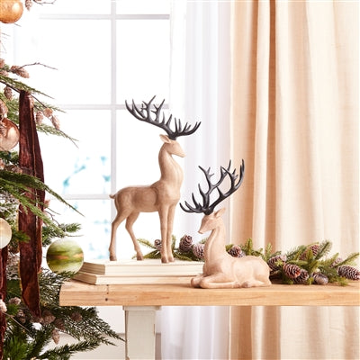 Modern Deer Figurine (Set of 2)