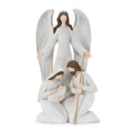 Holy Family with Angel Statue 16"H