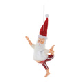 Santa Yoga Ornament – Set of 6