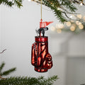 Glass Golf Bag Ornament (Set of 12)