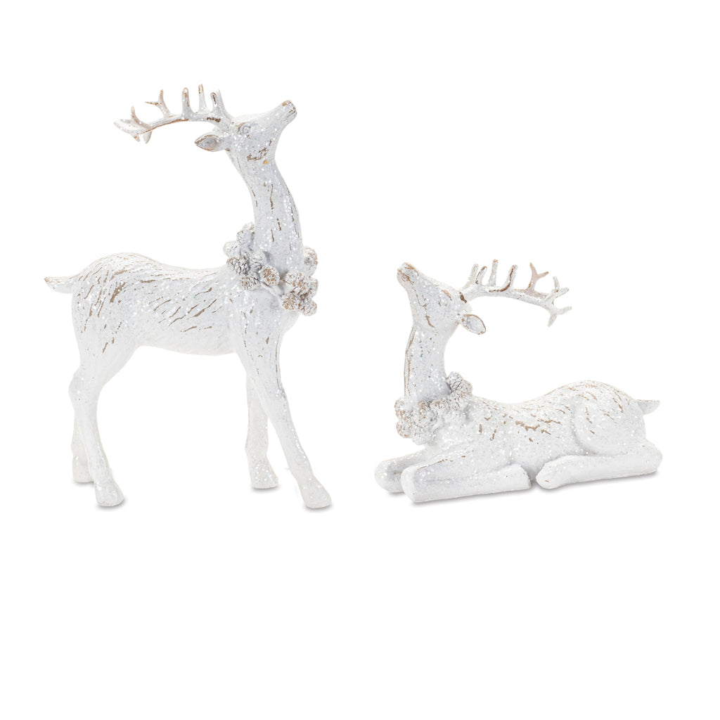 Winter Deer Figurine (Set of 4)