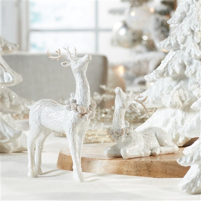 Winter Deer Figurine (Set of 4)