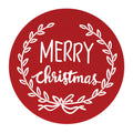 Cut Metal Merry Christmas Plaque 20"D
