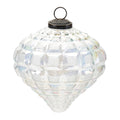 Iridescent Onion Glass Ornaments – Set of 4