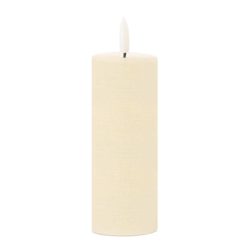 FIA Wick Ivory Pillar Candle (Set of 4)