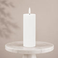 FIA Wick White Pillar Candle (Set of 4)