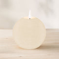 FIA Wick Ivory Round Candle (Set of 2)