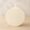 FIA Wick Ivory Round Candle (Set of 2)