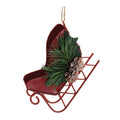 Metal Sleigh Ornament (Set of 12)