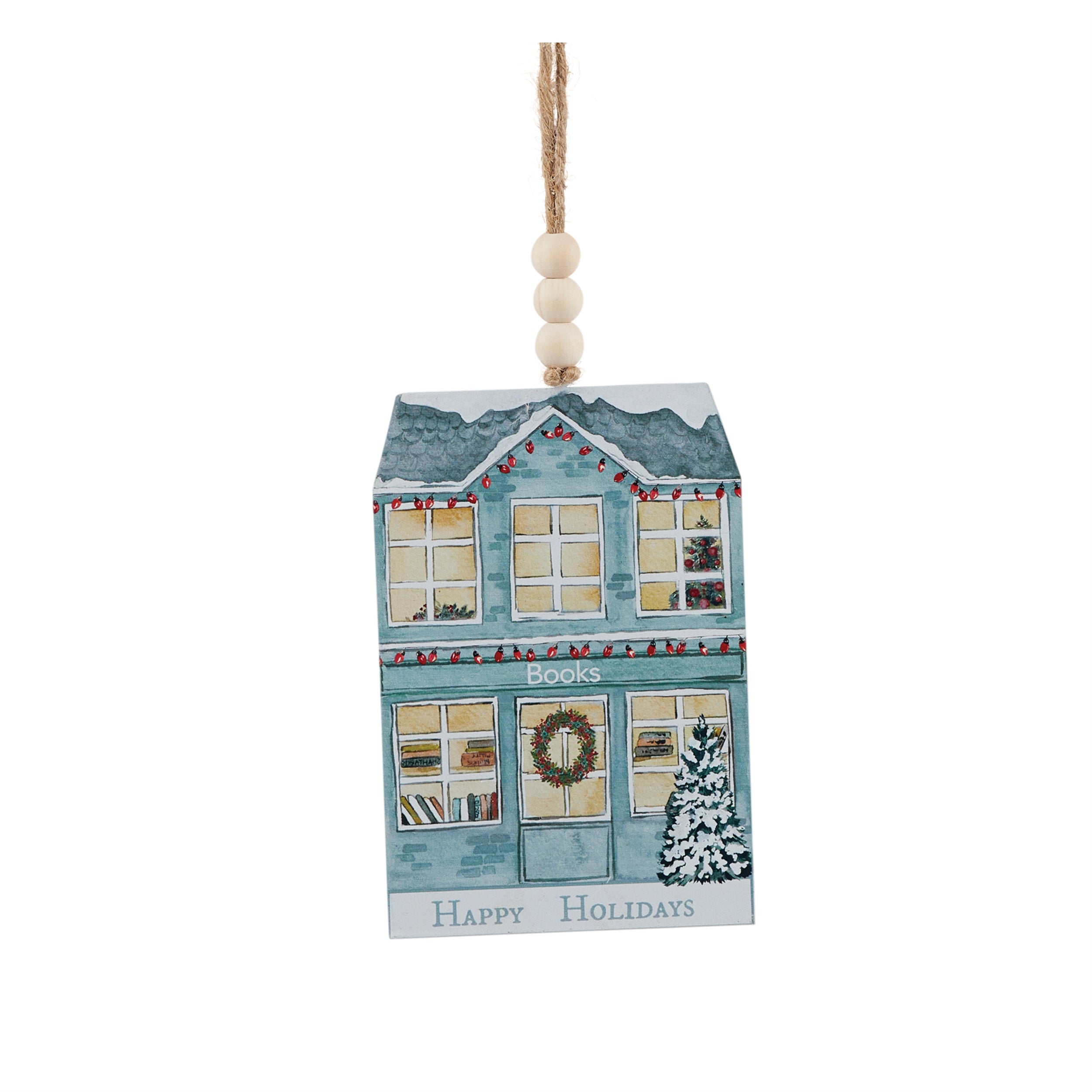 Vintage Shop Ornament (Set of 3)