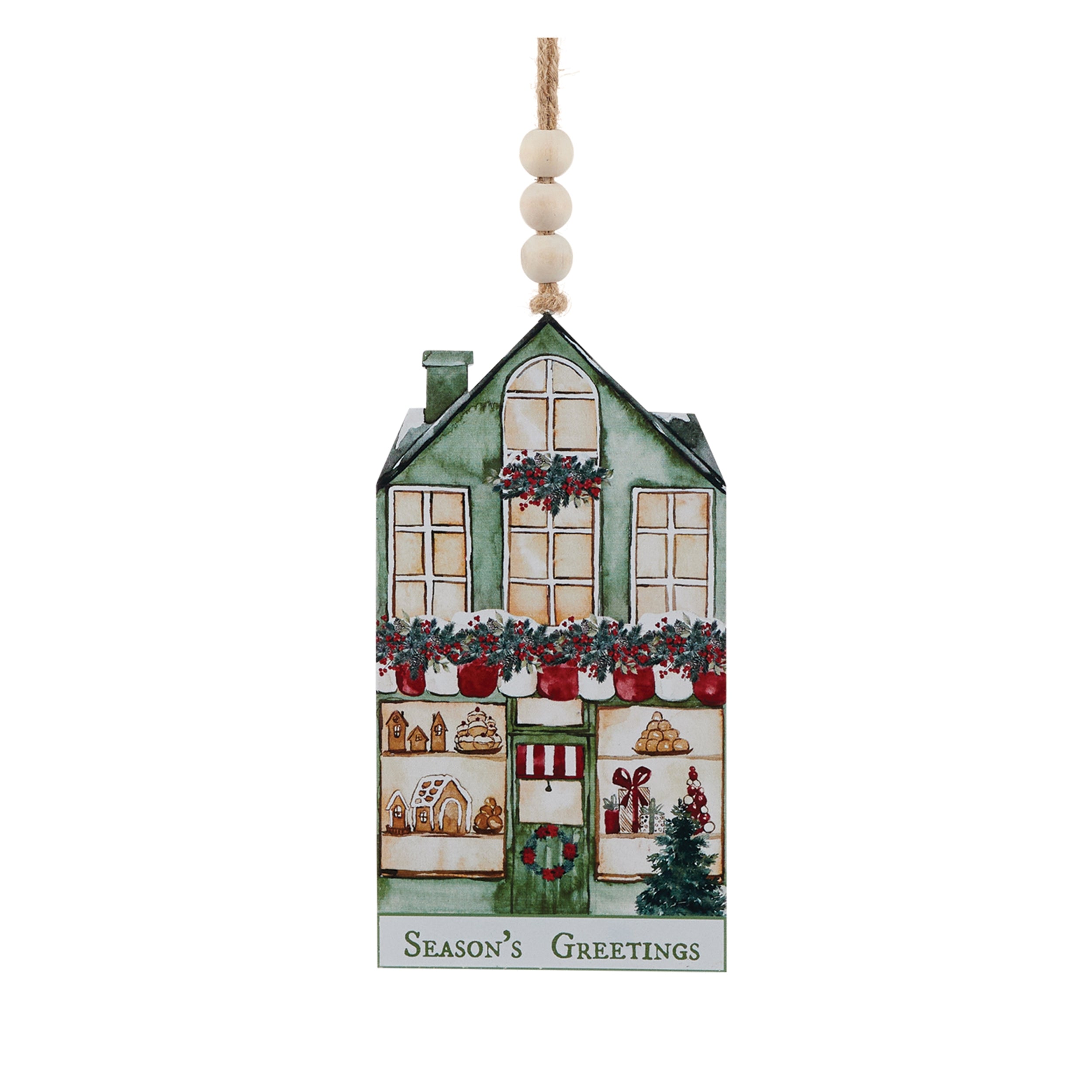 Vintage Shop Ornament (Set of 3)