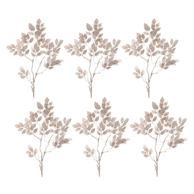 Leaf Spray (Set of 6) 35.5”H Plastic