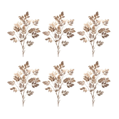 Leaf Spray (Set of 6) 35.5”H Plastic