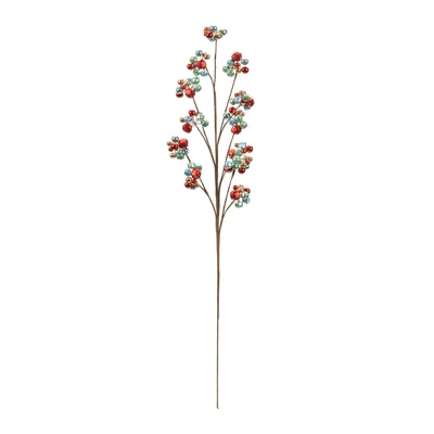 Metal Sleigh Bell Cluster Spray (Set of 2)