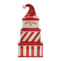 Ceramic Stacking Santa Character (Set of 3)