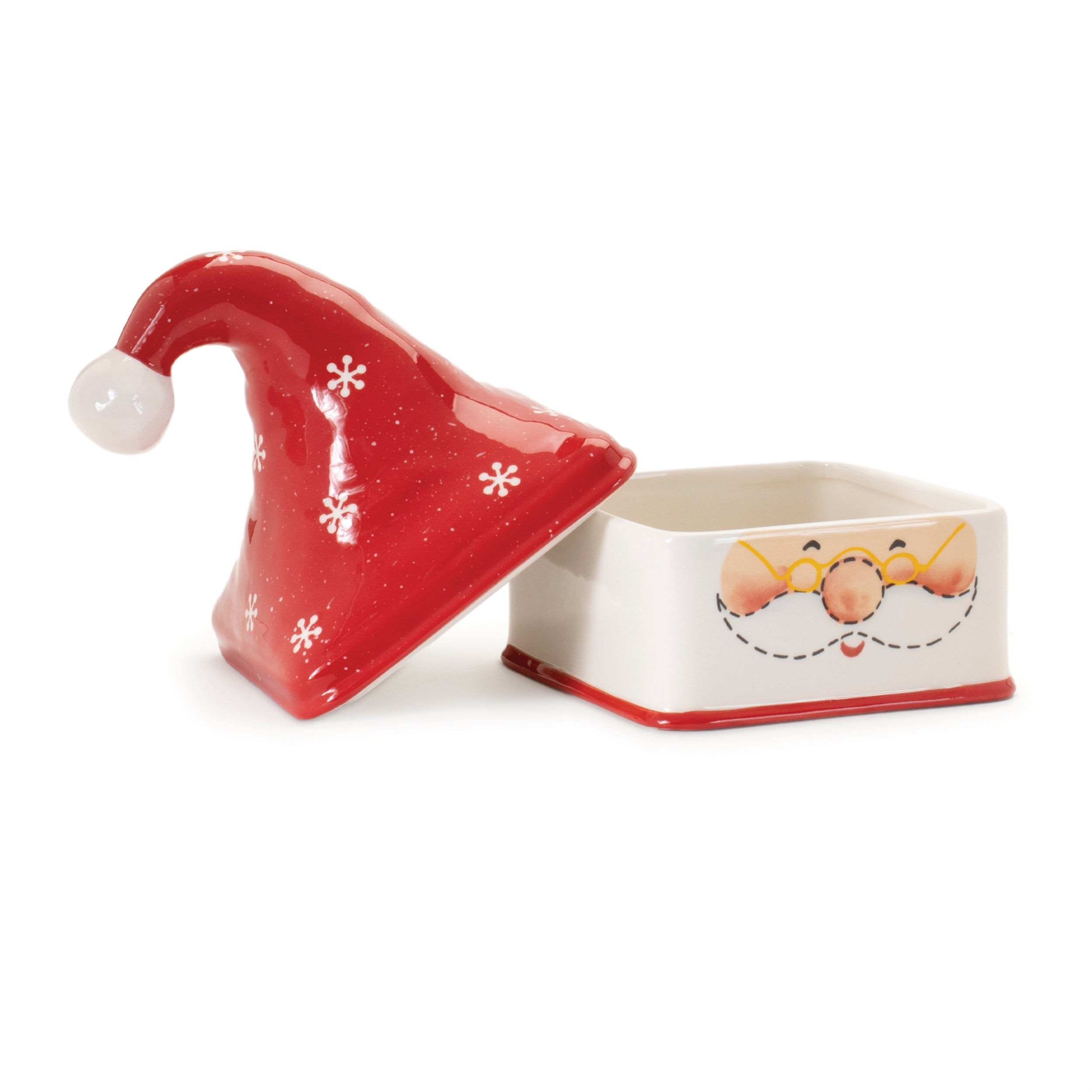 Ceramic Stacking Santa Character (Set of 3)