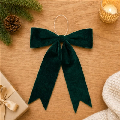Bow Ornament (Set of 2) 16"W x 16.5"H Polyester