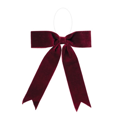 Bow Ornament (Set of 2) 13"W x 13"H Polyester