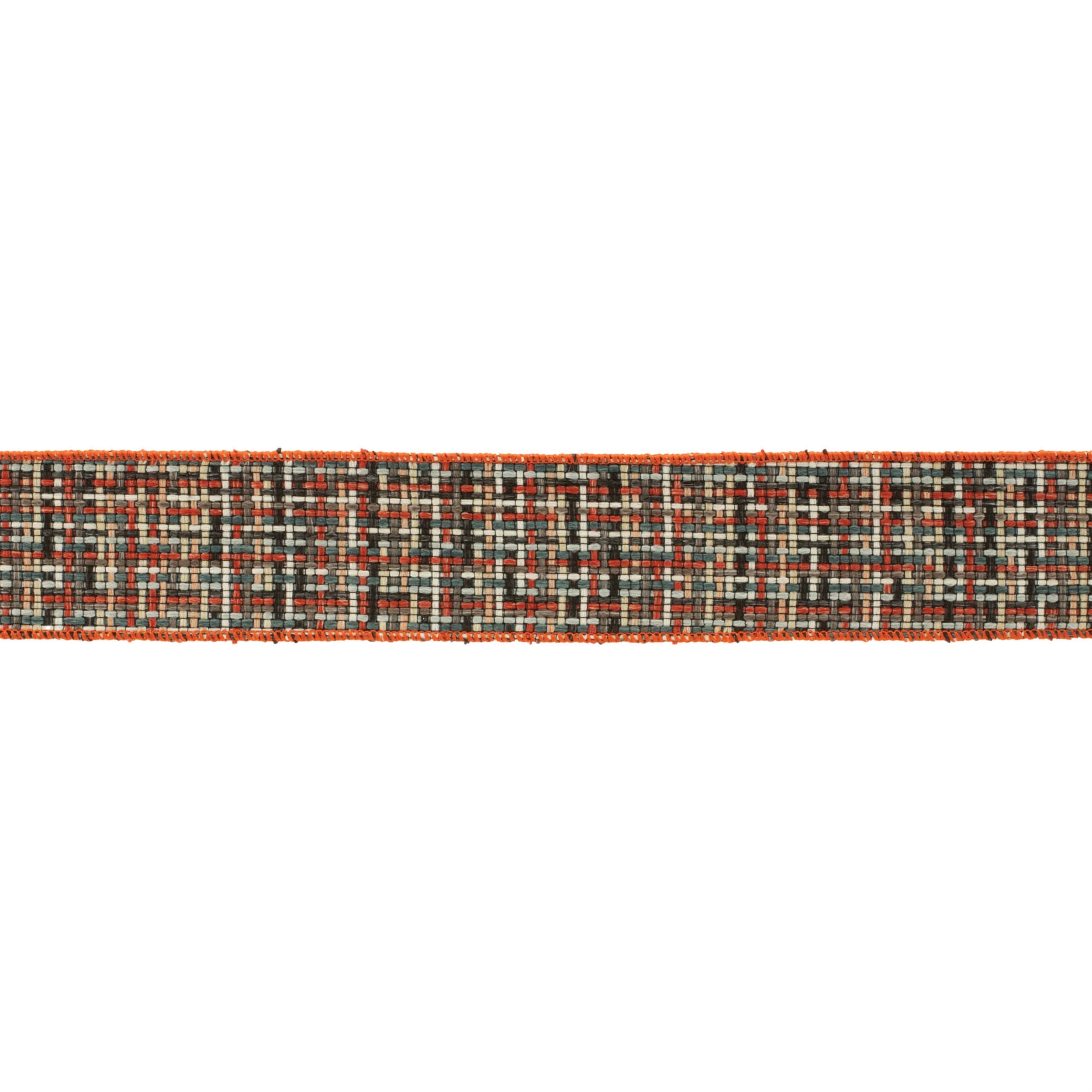 Checkered Woven Wired Ribbon (Set of 2)