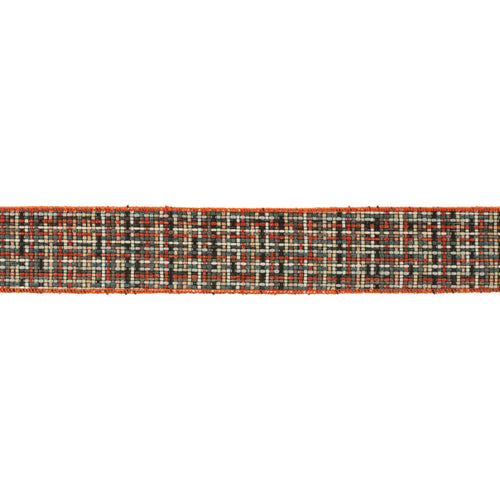 Checkered Woven Wired Ribbon (Set of 2)