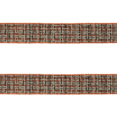 Checkered Woven Wired Ribbon (Set of 2)