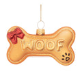 Glass Dog Bone Ornament (Set of 12)