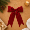 Bow Ornament (Set of 2) 16"W x 16.5"H Polyester