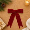 Bow Ornament (Set of 2) 13"W x 13"H Polyester
