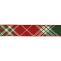 Plaid Pattern Wired Ribbon 4" x 5 Yds.