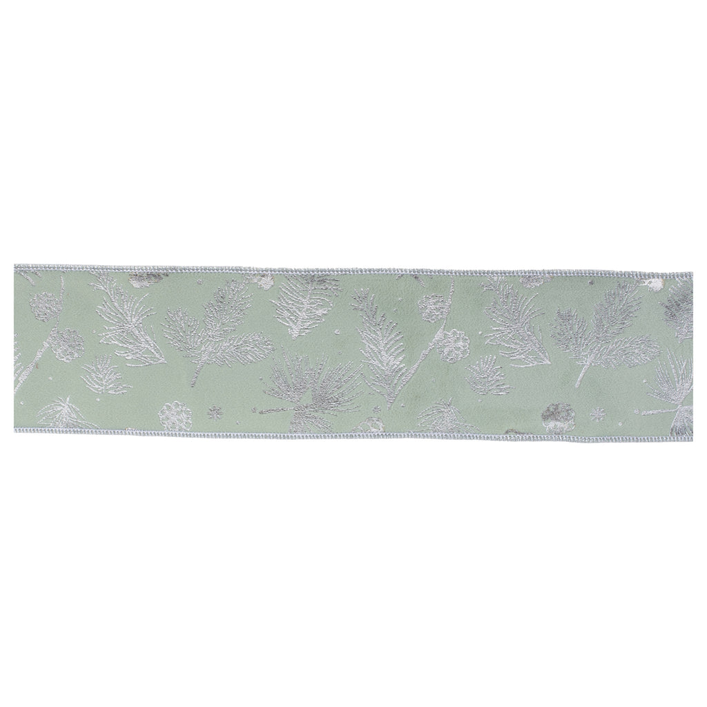 Stylish Silver Ribbon 4" x 5 Yds.