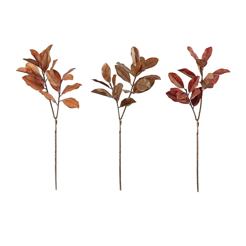 Fall Magnolia Leaf Spray (Set of 6)
