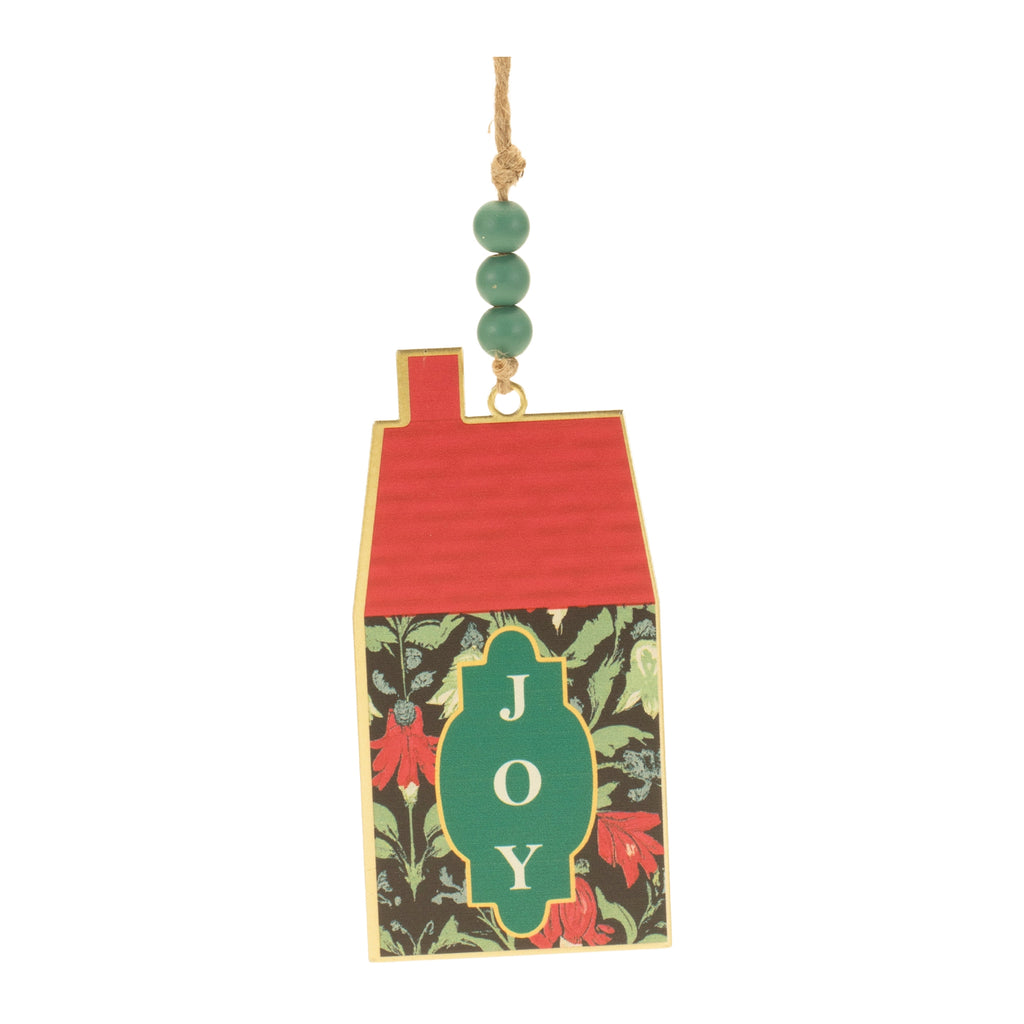 Holiday House Ornament (Set of 4) 6"H