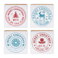 Postal Christmas Stamp (Set of 4)