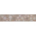 Snowflake Print Wired Ribbon 2.5" x 10 Yds.