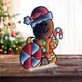 Peppermint Gingerbread Man Ekkolight 29.5"H
