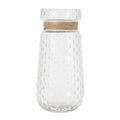 Texture Glass Vase with Jute Accent (Set of 2)
